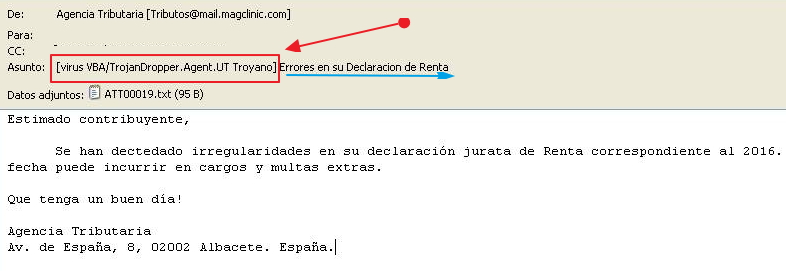 www.intensas.com  Virus Errores en su Declaración de Renta Troyano - antivirus